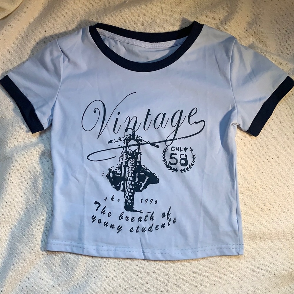 Brand new unworn blue top